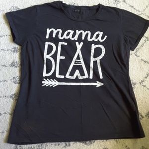 Black momma bear tshirt